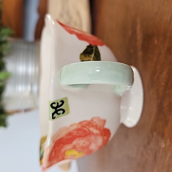 anthropologie SHELLEY HESSE watercolor painted Floral Mug - Picture 3 of 6